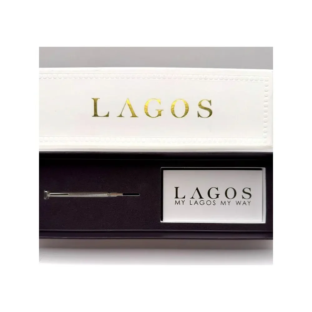 Lagos Smart Caviar Link Sizing Tool W/Black Ceramic & 18K Replacement Band Links